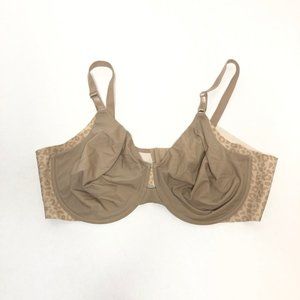Olga Nude Cheetah No Side Effects Bra 44D